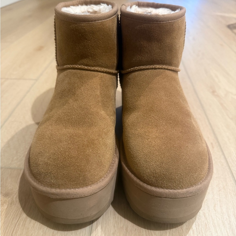 UGG Chestnut Suede Boots